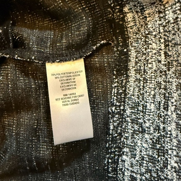 Robbie Bee Black and Gray Cowl Neck Sweater Dress Size PS - Picture 10 of 13